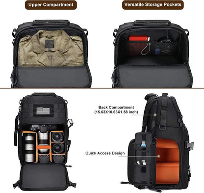 MOSISO Camera Backpack with Laptop Compartment for Dslr/Slr/Mirrorless Photography Accessories Clip